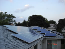 Micro FIT roof top solar project Thornhill Ontario